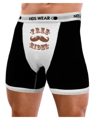 Free Mustache Rides Mens Boxer Brief Underwear