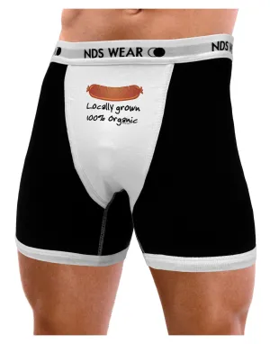 Locally Grown Organic Sausage Mens Boxer Brief Underwear