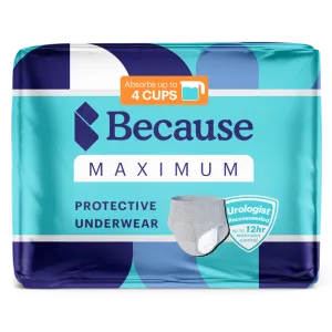 Starter Pack of Premium Plus Maximum Underwear for Men